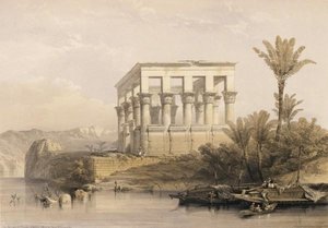 The Hypaethral Temple At Philae, Called The Bed Of Pharaoh — David Roberts