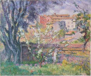 The Artists Garden At Cannes — Henri Lebasque
