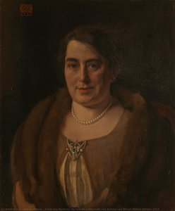 Adèle van Meekren, de tweede echtgenote van Andries van Wezel, Willem Witsen, 1912