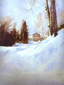 Winter In Abramtsevo — Valentin Alexandrovich Serov