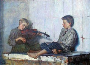 Music Lesson — Nikolai Petrovich Bogdanov Belsky