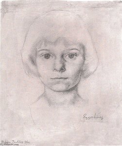 The Artists Daughter Ila - — Albin Egger Lienz