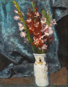 Gladioli — Carl Eduard Schuch
