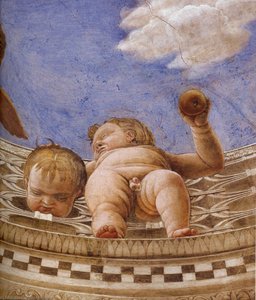Decken-oculus (detail) — Andrea Mantegna