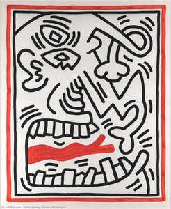 Three Lithographs — Keith Haring