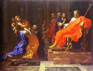 Esther Before Ahasuerus — Nicolas Poussin, Classical Baroque