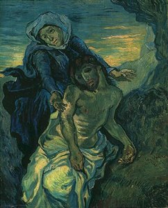 Pietà After Delacroix, The 2 — Vincent Willem Van Gogh, Post-impressionism