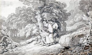 Gathering Firewood — John White Abbott