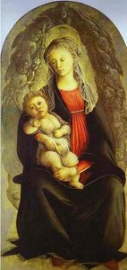 Madonna In Glory — Sandro Botticelli, Early Renaissance