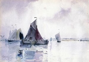 Sailing Ship Locked In Ice 1 — Frederick Childe Hassam