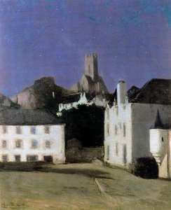 Quimperlé de noche