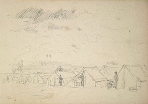 Encampment Scene — Sanford Robinson Gifford