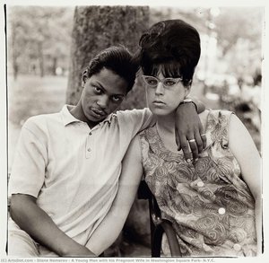 A Young Man With His Pregnant Wife In Washington Square Park, N.y.c. — Diane Nemerov