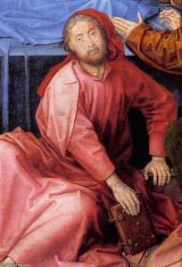 The Death Of The Virgin (detail) (28) — Hugo Van Der Goes, Early Netherlandish