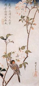 Aronia And Bullfinch — Ando Hiroshige