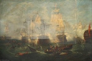 The Battle of Trafalgar, 21 October 1805