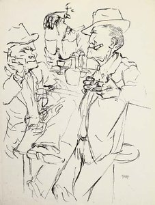 At The Bar — George Grosz