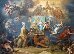 Allegory Of The Peace Of (1714) — Paolo Di Matteis