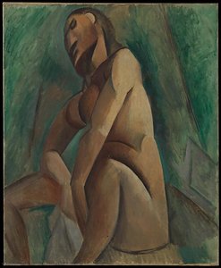 Seated Female Nude — Pablo Picasso, Cubism