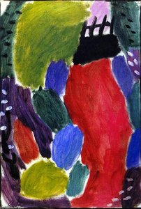Large Variation: Wide Path - Evening — Alexej Von Jawlensky, Expressionist Abstraction