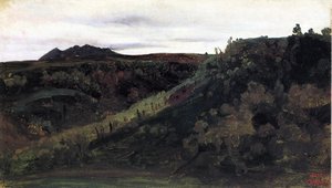 Mount Soracte — Jean-baptiste-camille Corot, Romanticism