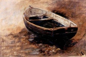 Study Of A Dinghy — Charles Napier Hemy