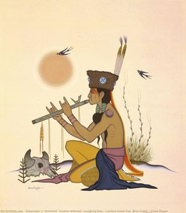 Flute Player — Alexander C. Mcintosh, Chebon Ahbulah (laughing Boy), Lumhee Holot-tee (blue Eagle)