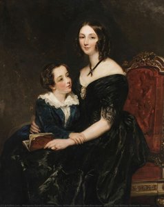 Mrs. William Claxton (Nee Boardman) and Her Son William Richards Claxton