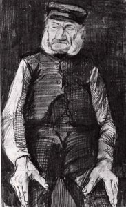 Orphan Man With Cap, Half-length — Vincent Willem Van Gogh, Contemporary Realism