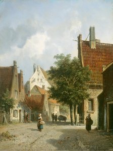 Amsterdam Street Scene — Adrianus Eversen