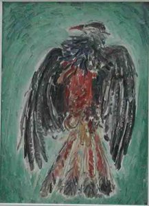 Oiseau Mort (nautou) Sur Fond Vert — Tatin D'avesnieres Robert