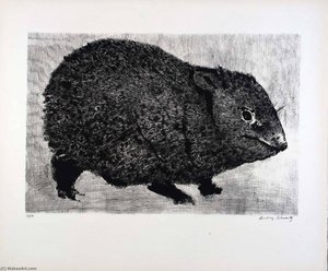 (A Bestiary, portfolio) Wart Hog