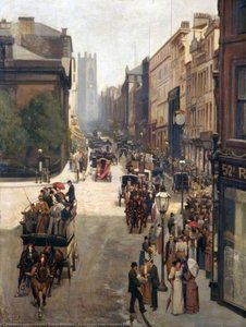 Bold Street From Waterloo Place — Charles Trevor Prescott, Contemporary Realism