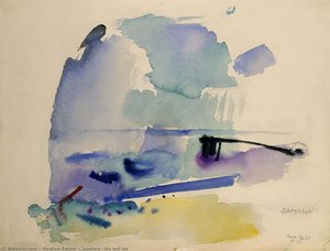 Seashore, Sky And Sea — Abraham Rattner