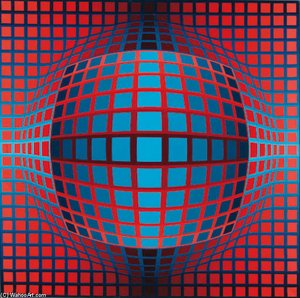 Zett-ka — Victor Vasarely, Op-art