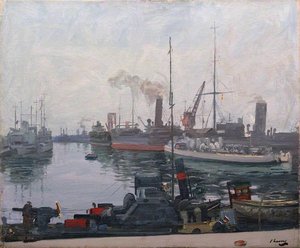 Leith — Sir John Lavery, Impressionistic Painting