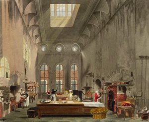 Kitchen, St. James's Palace — James Stephanoff