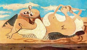 Laying Nude And Candles — Georges Braque, Cubism
