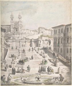 Scalinata Della Trinità Dei Monti — Giovanni Paolo Panini