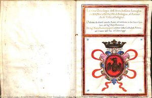 True Genealogy Of The Most Ancient Boncompagni Family Of Bologna Etc.: Page 1 — Angelo Boncompagni