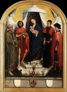 Virgin With The Child And Four Saints — Rogier Van Der Weyden, Early Renaissance