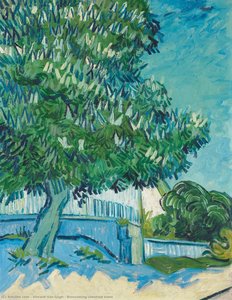 Blossoming Chestnut Trees — Vincent Willem Van Gogh, Post-impressionism