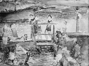 On The Raft Verso Sketch of a Woman