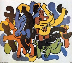 Untitled (4017) — Fernand Léger, Expresionismo Abstracto