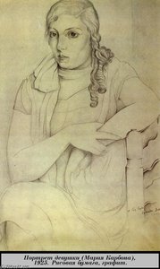 Porträt Von Maria Carbona — Salvador Dalí