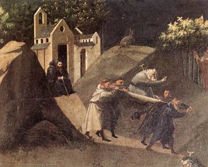 Thebaid (detail) — Gherardo Di Jacopo Starnina