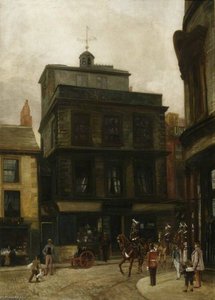 Lieutenant Colonel Charles Grove Edwards (1843–1904), 2nd West Yorkshire Yeomanry Cavalry (The Prince of Wales's Own) at the Head of his Regiment Marching into Crown Street, Halifax, 1884