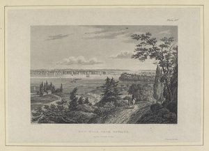 Plate 16th. New York, From Weehawk — William Guy Wall