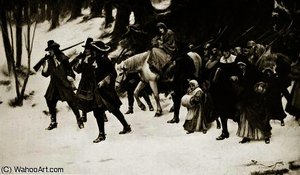 The Flight Of The Huguenots — Georges Sheridan Knowles
