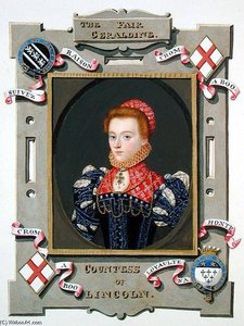Portrait Of Elizabeth Fitzgerald ) — Sarah Countess Of Essex